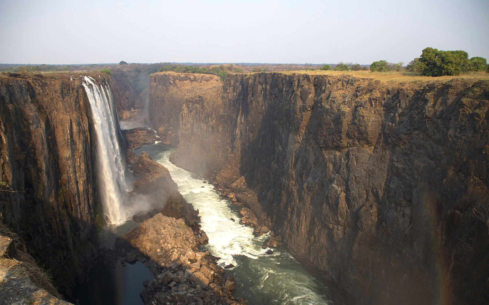 Waterfall, Landscape, Nature, Valley, River, Canyon